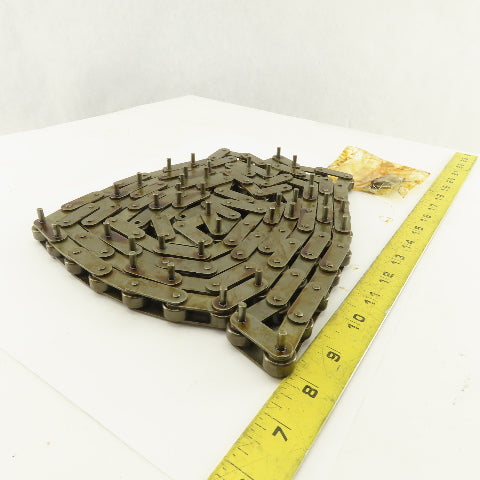 Allied Locke C2042R 1" Double Pitch Single Strand Roller Chain With D-3  10'