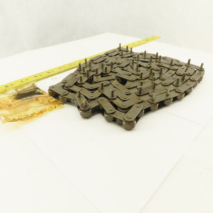 Allied Locke C2042R 1" Double Pitch Single Strand Roller Chain With D-3  10'