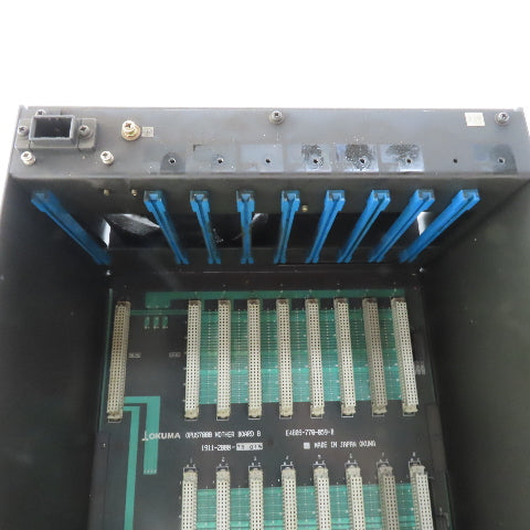 Okuma E7191-855-018-2 Opus 7000 CPU IF 8 Slot PLC Card Chassis