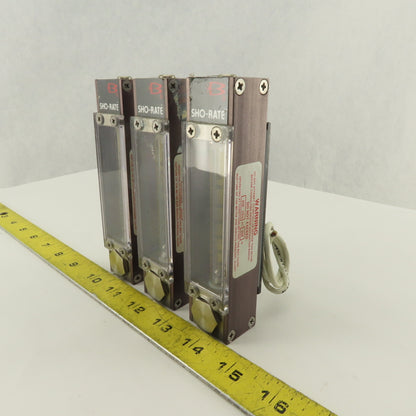Brooks S-925-G-288-WAA Flow Meter 100-650 Ln/h Air @ 21.1°C Lot Of 3