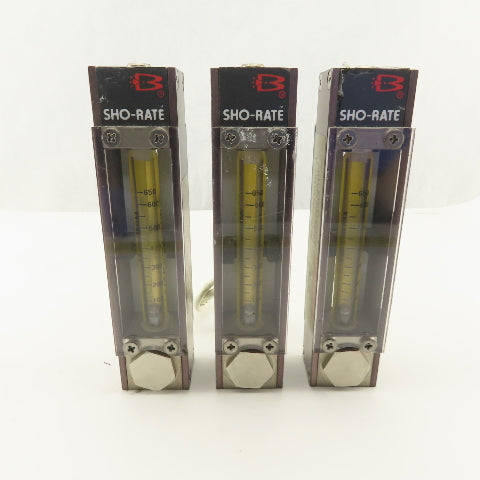 Brooks S-925-G-288-WAA Flow Meter 100-650 Ln/h Air @ 21.1°C Lot Of 3