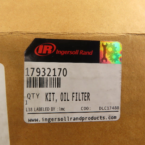 Ingersoll Rand 17932170 2906-0170-00 Oil Filter Kit