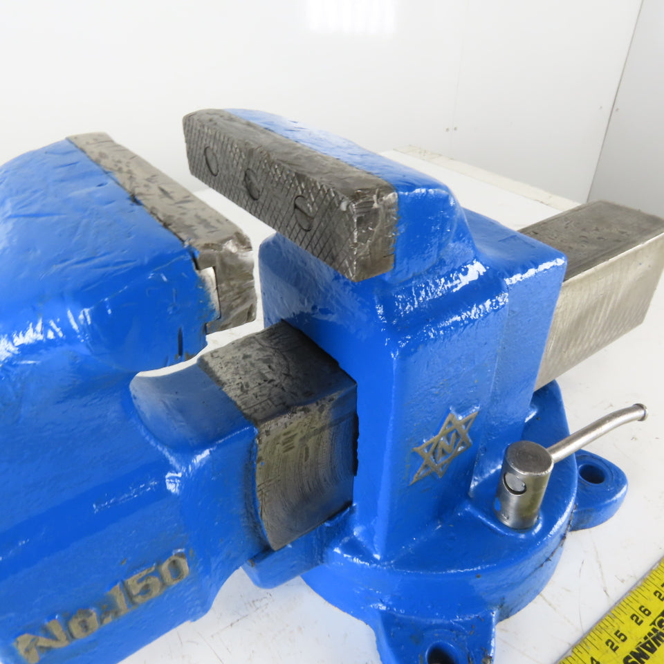 No. 150 5" Swivel Bench Vise Unusual Vintage 7" Open
