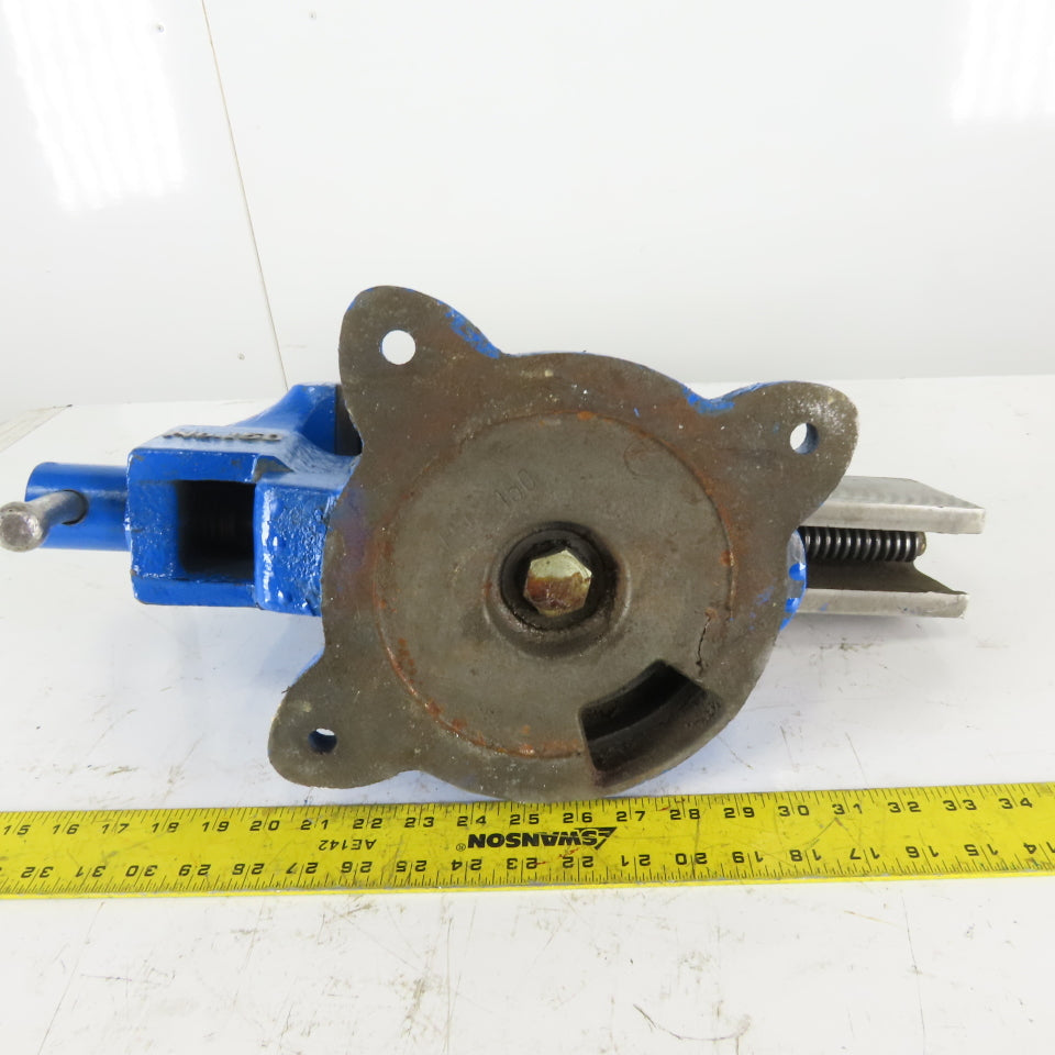 No. 150 5" Swivel Bench Vise Unusual Vintage 7" Open