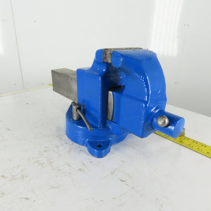 No. 150 5" Swivel Bench Vise Unusual Vintage 7" Open