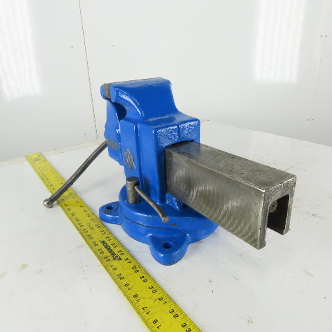 No. 150 5" Swivel Bench Vise Unusual Vintage 7" Open