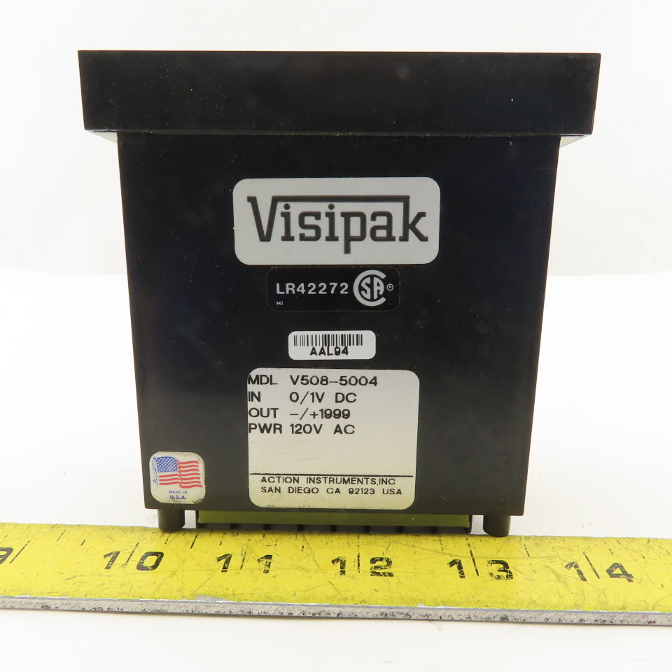 Action Instruments V508-5004 Visipak 120V Digital Panel Meter