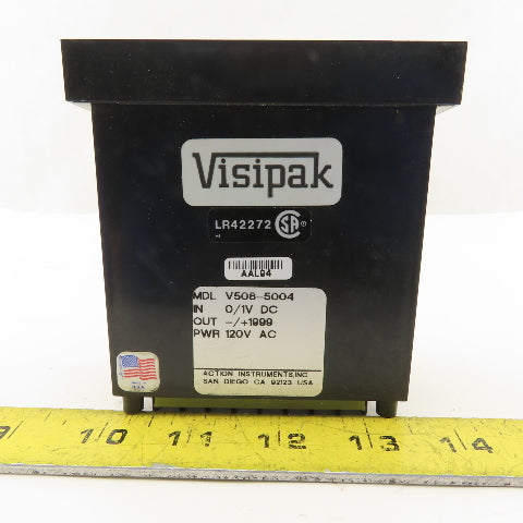 Action Instruments V508-5004 Visipak 120V Digital Panel Meter
