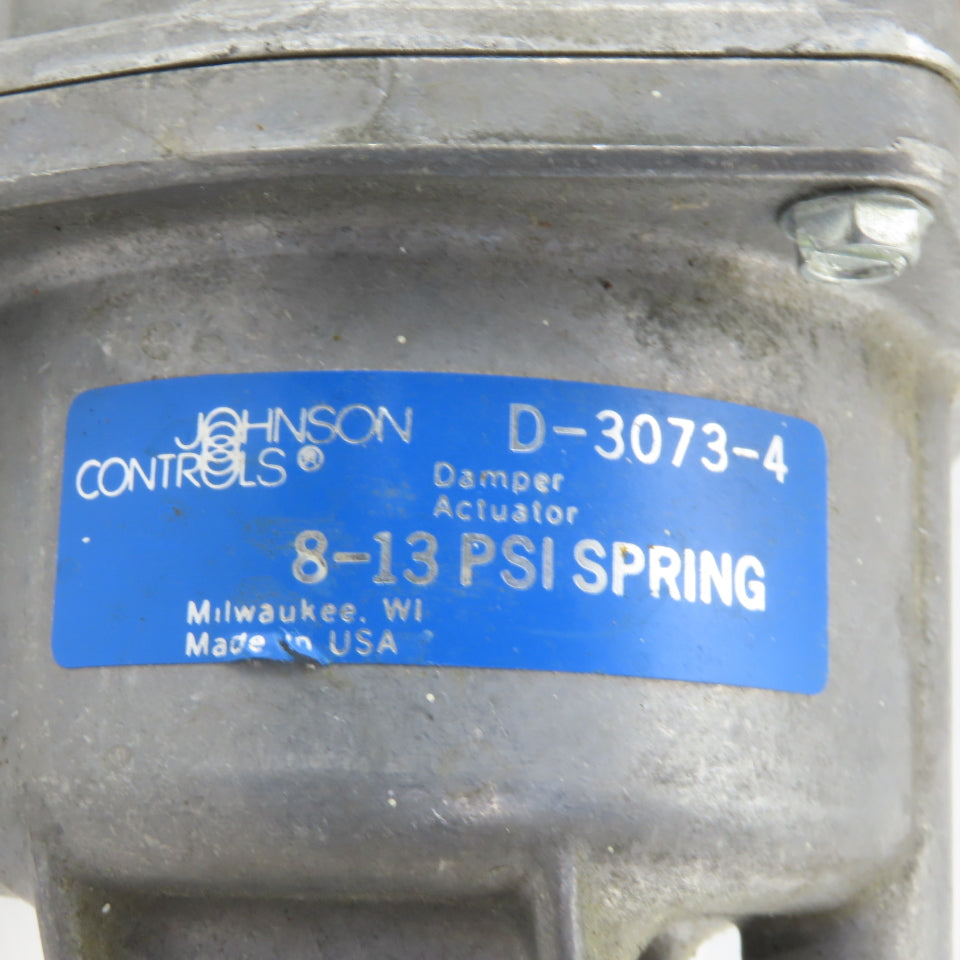Johnson Controls D-3073-4 Pneumatic Piston Damper Actuator 8-13PSI