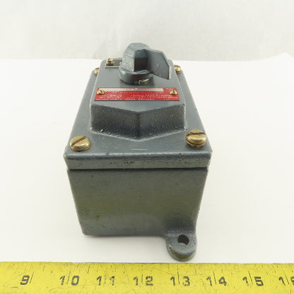Allen Bradley 800H-R2HA7 600V 2 Way Selector Switch Hazardous Location HAZLOC