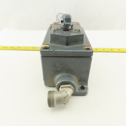 Allen Bradley 800H-R2HA7 600V 2 Way Selector Switch Hazardous Location HAZLOC