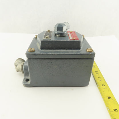 Allen Bradley 800H-R2HA7 600V 2 Way Selector Switch Hazardous Location HAZLOC