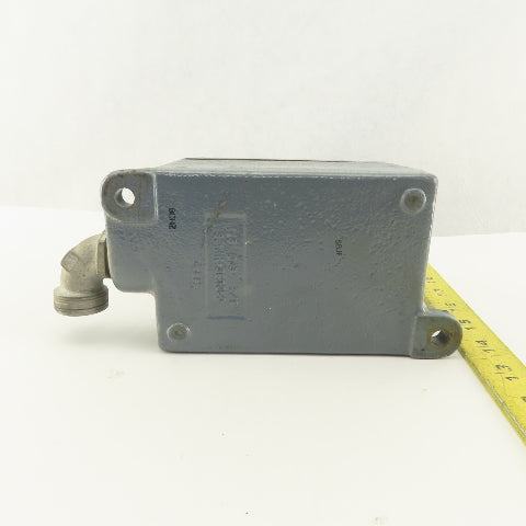 Allen Bradley 800H-R2HA7 600V 2 Way Selector Switch Hazardous Location HAZLOC