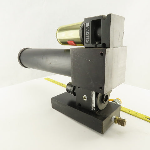 Watts F105-04WJ R105-04C 1/2NPT Filter Regulator Lubricator 4 Way Manifold Ass'y