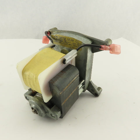 Von Weise Gear Co. V01682AA18 115VAC 60Hz 1Ph 10 RPM Gear Motor