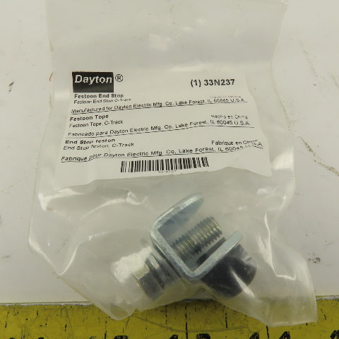 Dayton 33N237 C-Track Festoon End Stock Lot Of 4