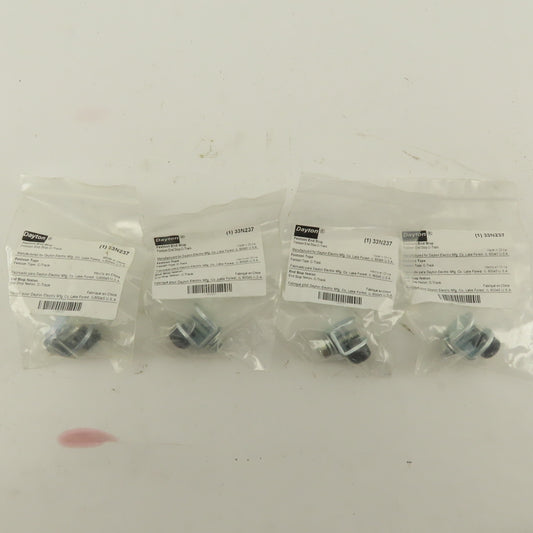 Dayton 33N237 C-Track Festoon End Stock Lot Of 4