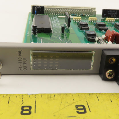 Texas Instrument 505-4616 16 x 24-110V Output Module Card Circuit Board PLC
