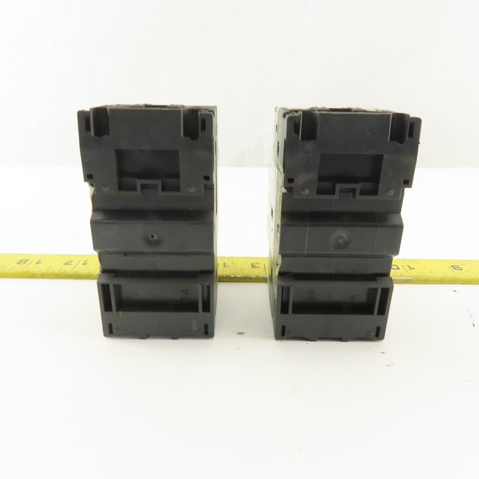 Telemecanique GV2-LS10 600V 6.3A 3 Pole Circuit Breaker Lot of 2