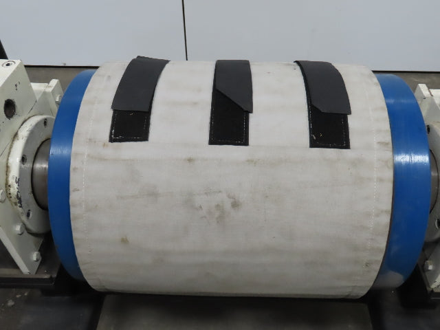 14" Diam x 19-1/2" W HD Conveyor Roller W/16"W Garolite Lagging & Bearings