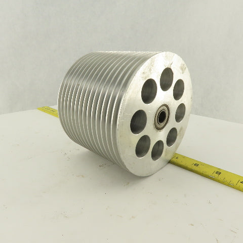 5-1/4" x 4" 14 Groove Textile Paper Strip Material Separating Sheave
