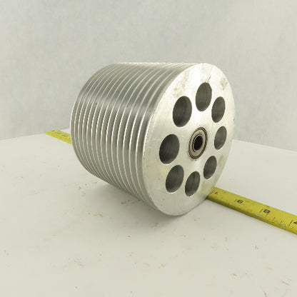 5-1/4" x 4" 14 Groove Textile Paper Strip Material Separating Sheave