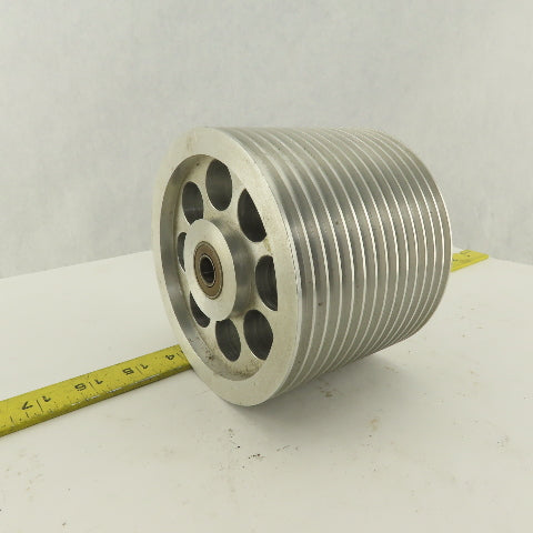5-1/4" x 4" 14 Groove Textile Paper Strip Material Separating Sheave