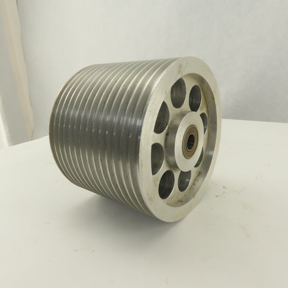 5-1/4" x 4" 14 Groove Textile Paper Strip Material Separating Sheave