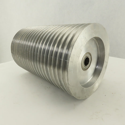 6-1/4" x 9-5/8" 20 Groove Textile Paper Strip Material Separating Sheave