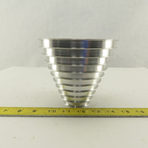 2-1/4 x 5" 5" Tall 10 Groove Cone Textile Paper Strip Material Separating Sheave