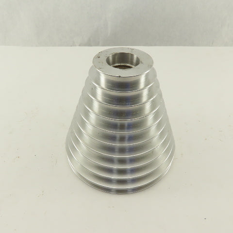 2-1/4 x 5" 5" Tall 10 Groove Cone Textile Paper Strip Material Separating Sheave