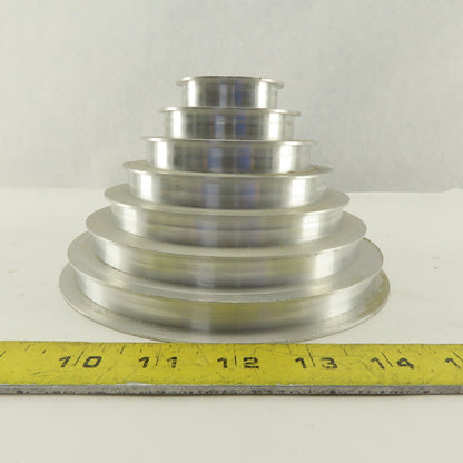 2-1/4 x 7" 4" Tall 7 Groove Cone Textile Paper Strip Material Separating Sheave