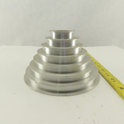 2-1/4 x 7" 4" Tall 7 Groove Cone Textile Paper Strip Material Separating Sheave