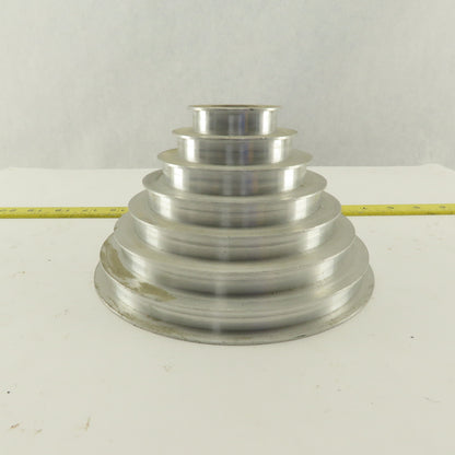 2-1/4 x 7" 4" Tall 7 Groove Cone Textile Paper Strip Material Separating Sheave