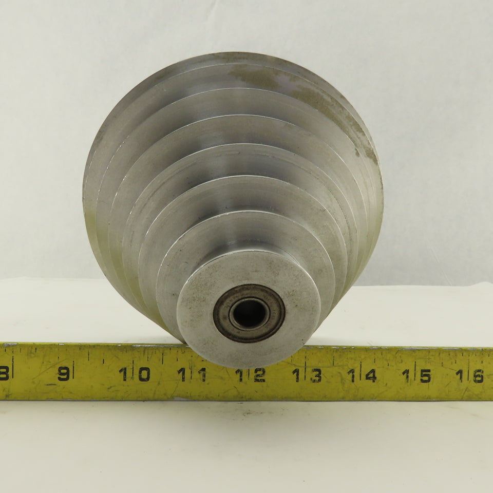 2-1/4 x 7" 4" Tall 7 Groove Cone Textile Paper Strip Material Separating Sheave
