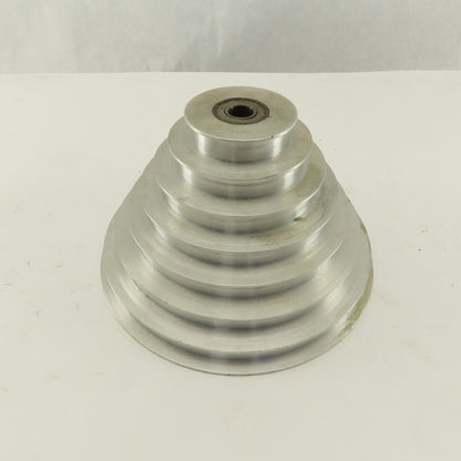 2-1/4 x 7" 4" Tall 7 Groove Cone Textile Paper Strip Material Separating Sheave