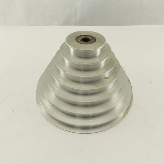 2-1/4 x 7" 4" Tall 7 Groove Cone Textile Paper Strip Material Separating Sheave
