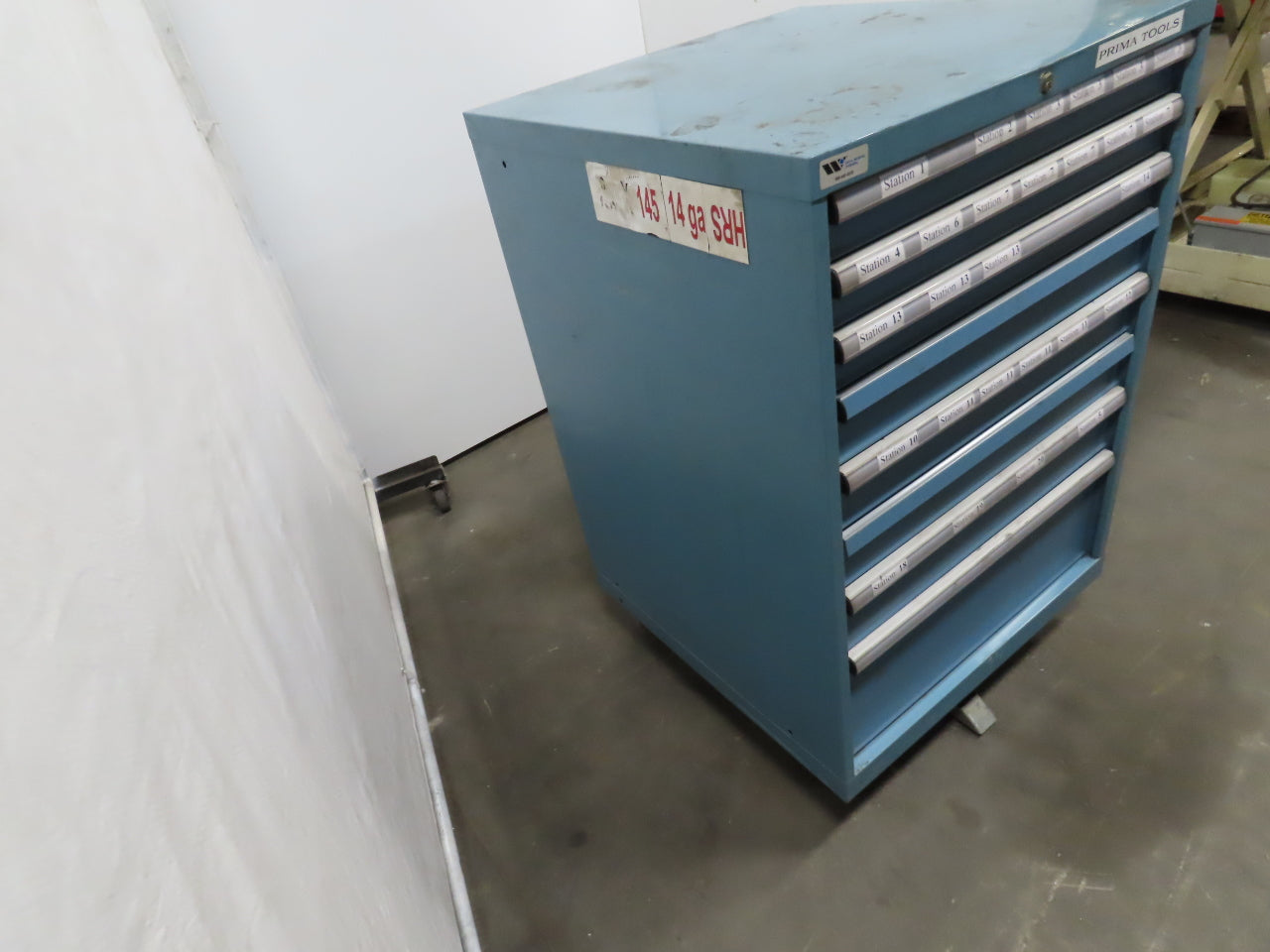 Prima Finn Power SGe8 20 Station CNC Turret Thick Tooling Punches Dies & Cabinet