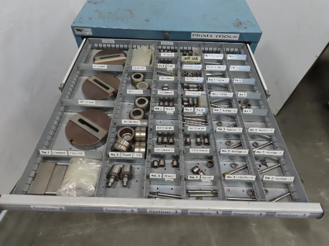 Prima Finn Power SGe8 20 Station CNC Turret Thick Tooling Punches Dies & Cabinet
