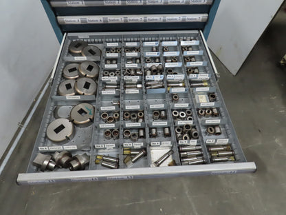Prima Finn Power SGe8 20 Station CNC Turret Thick Tooling Punches Dies & Cabinet