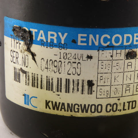 Kwangwoo RIB-60-1024VLM 8000 RPM Rotary Encoder