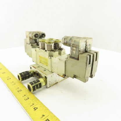 SMC SY7520-5DZ-C10 5/3 Position Double Solenoid Pneumatic Valve 24VDC