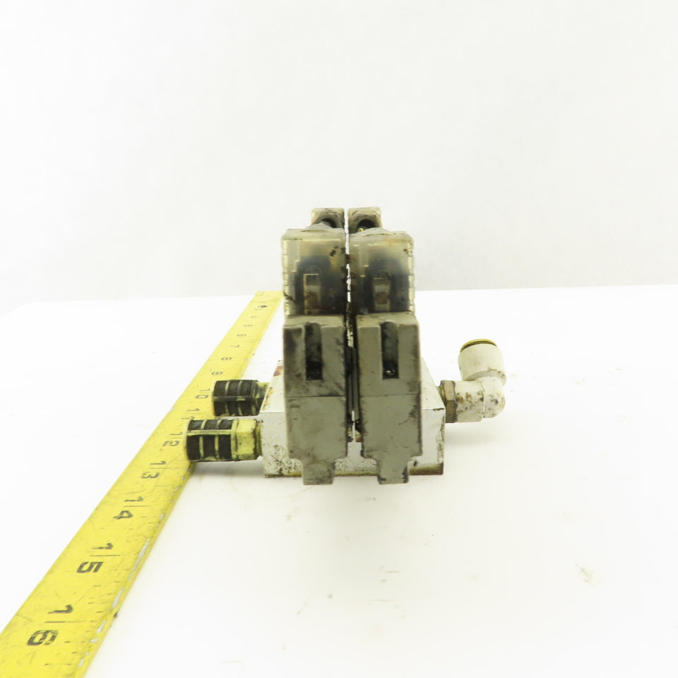 SMC SY7520-5DZ-C10 5/3 Position Double Solenoid Pneumatic Valve 24VDC