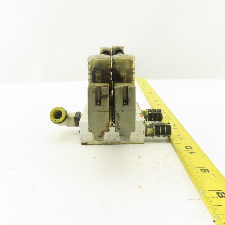 SMC SY7520-5DZ-C10 5/3 Position Double Solenoid Pneumatic Valve 24VDC
