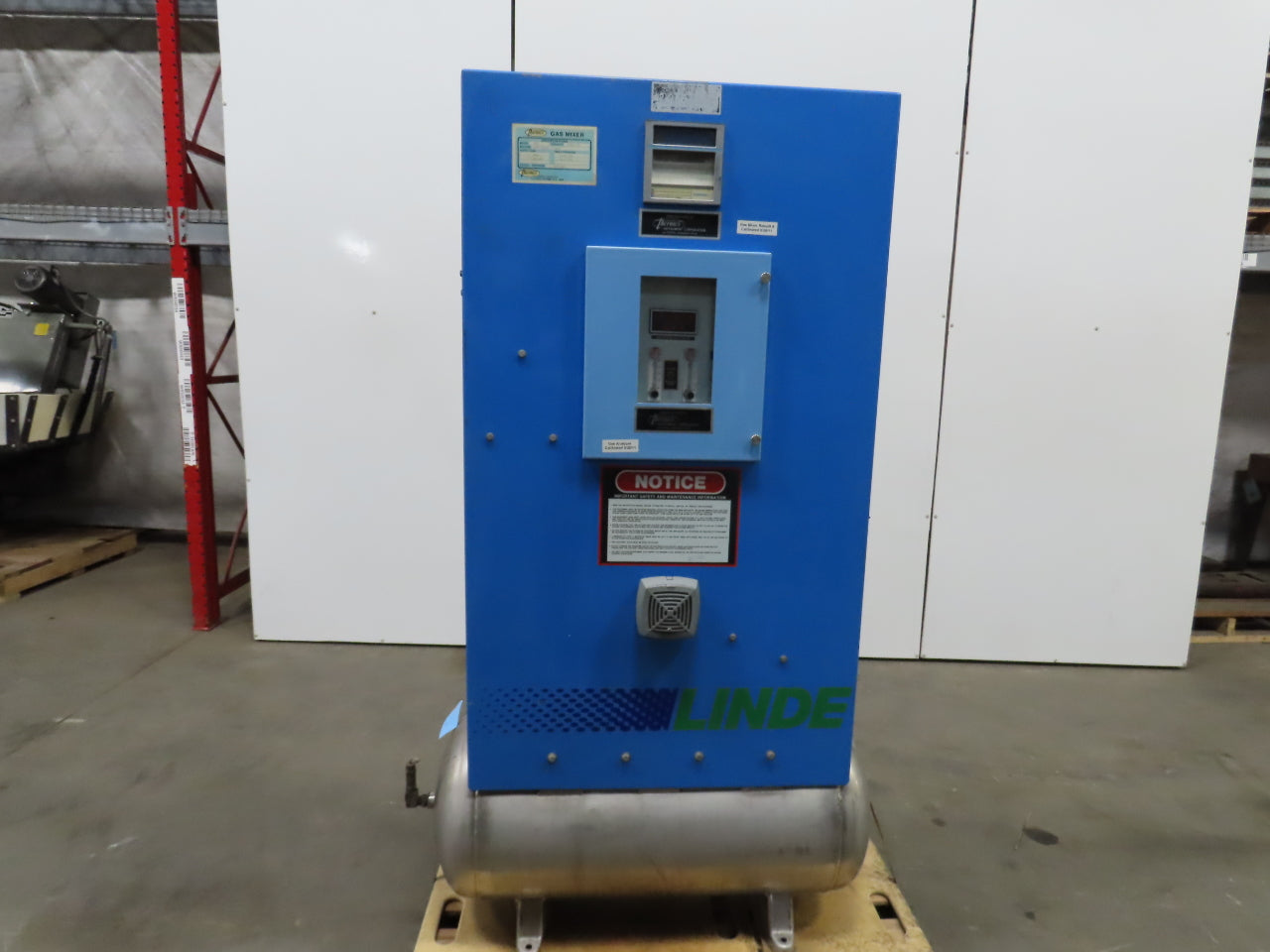 Thermco Gas 9590 Gas Mixer Argon Nitrogen 0-2000 CFM 115V 1Ph