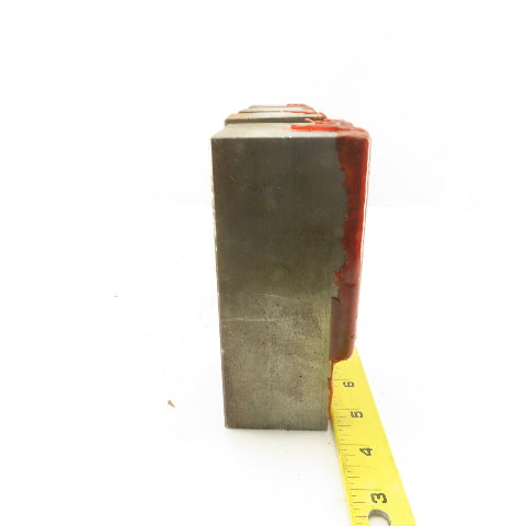 3mm x 60° Serrated Bottom Chuck Jaw Unfinished 5-3/4" x 2-1/2 x 2 Lot Of 4