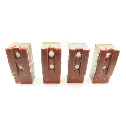 3mm x 60° Serrated Bottom Chuck Jaw Unfinished 5-3/4" x 2-1/2 x 2 Lot Of 4
