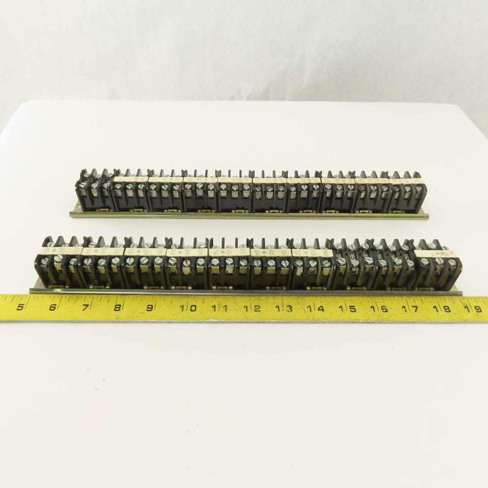 Curtis Screw Terminal Block 30 Position Triple Block Lot of 2