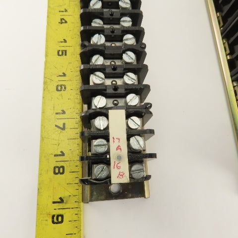 Curtis Screw Terminal Block 30 Position Triple Block Lot of 2