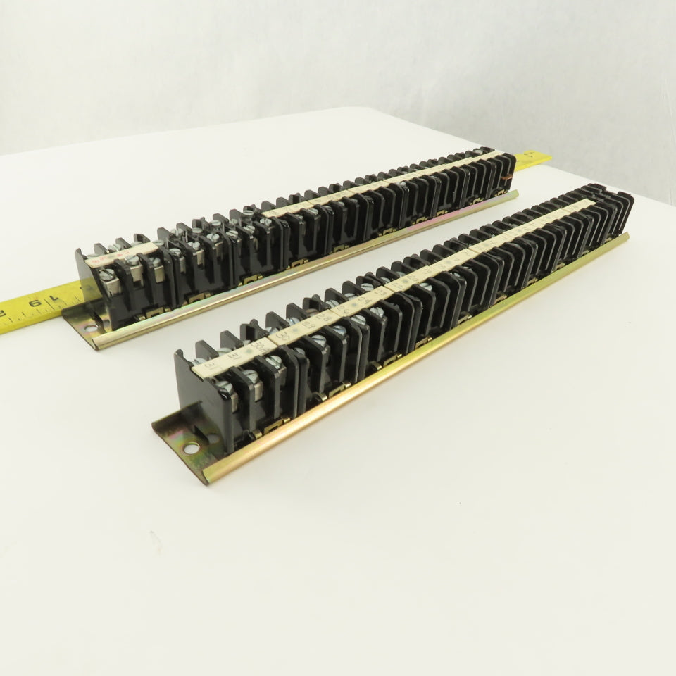 Curtis Screw Terminal Block 30 Position Triple Block Lot of 2